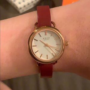 Keep Collective rose gold watch fave and band